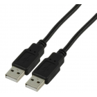 USB 2.0 kabel met A plug naar A plug 1,80 m