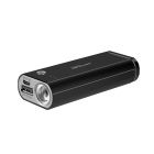 Blazer-6 Multi-Functional Power Bank with LED and Lighter (Black)