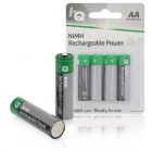 Oplaadbare NiMH Batterij AA 1.2 V 2600 mAh 4-Blister