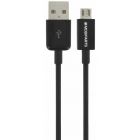 Micro USB kabel 2.4A - 3 Meter Black