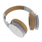 Waves Wireless Over-Ear Stereo Headset / Headphones (White)