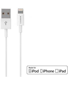 Apple Lightning naar USB-kabel 2.4A 3m Wit