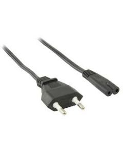 Swiss Power Cable CH Type 12 - IEC-320-C7 Black