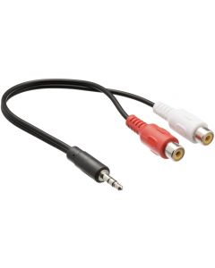 Stereo cable Jack Male to 2xRCA stereo