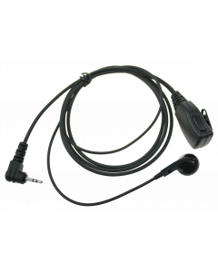 Speldmicrofoon met oortelefoon en PTT voor ALINCO/PD365