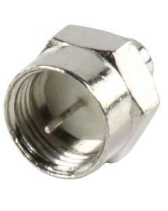 F-Connector Male Metal Silver