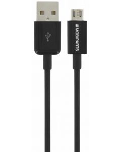 Micro USB kabel 2.4A - 3 Meter Black