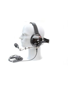 HDS-203 K2 Heavy-Duty Nekband Headset met Microfoon (Zijkant)