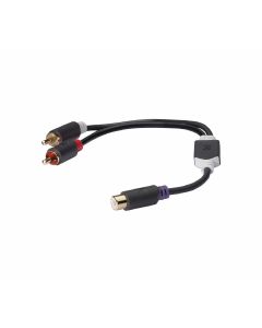 2xRCA MALE to 1x RCA FEMALE cable