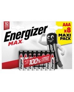 MAXAAABL8 Batterij Max AAA – Set van 8
