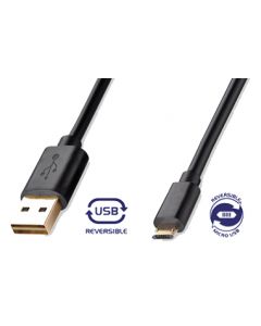 MUSB-101 Lange TIP 6mm HQ Micro USB KABEL (1 Meter)