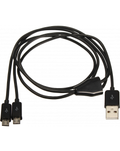 Dual Micro USB Cable 1M Long