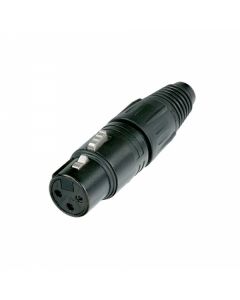 NC 3 FXB - XLR connector female black