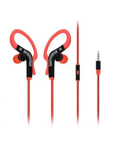 Snazzy In-Ear Sport Earbuds / Oortjes met haak (Roze)