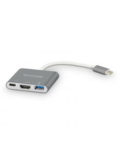 Unihub-C2 USB-C Hub naar USB 3.0 - 4K HDMI en USB-C