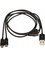 MUSB-201 DUAL Micro USB Kabel 1M Lang